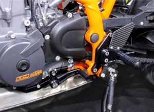 KTM 690 Duke (2012-2015) MG Biketec Rear Sets - 2500-651512